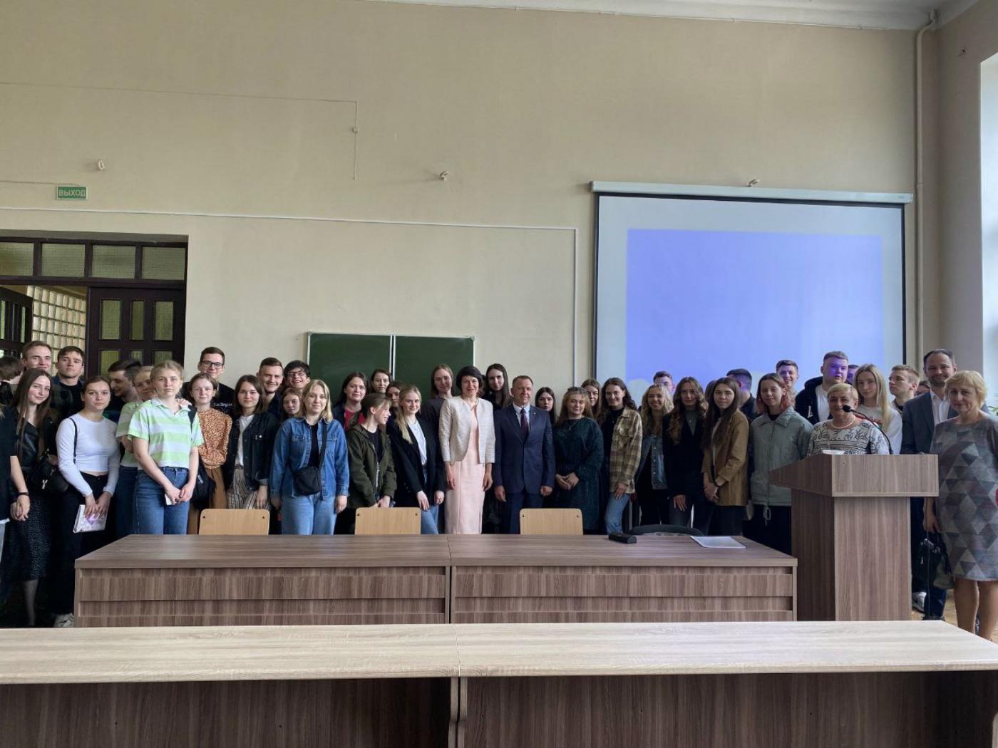 Встреча студентов БНТУ с генеральным директором ГП «Белинтертранс – транспортно-логистический центр»